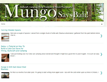 Tablet Screenshot of mungosaysbah.com